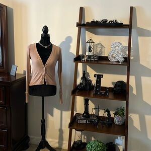 Button up ribbed sweater